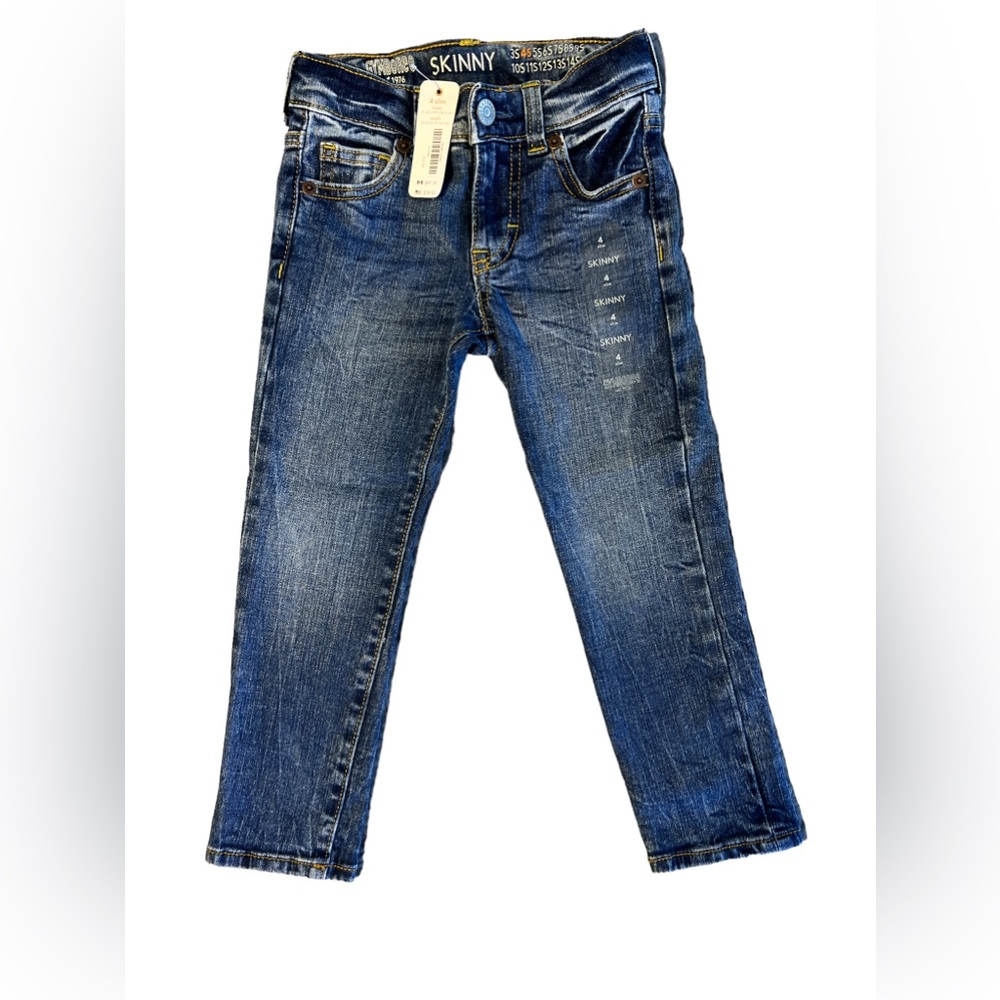 Gymboree Skinny Distressed Washed Jeans Boys Size 4 Slim